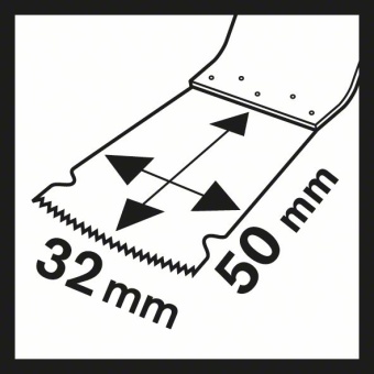  STARLOCK  / Bosch BIM AIZ 28 EB Wood and Metal 50 x 28 mm 2608661644 ( 2.608.661.644)